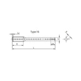 CB-L-OH-NRT (M14~16×1~1.5) WN1415120C solid carbide forming taps with long shank&internal coolant - Makotools Industrial Supply Tools for Metal Cutting